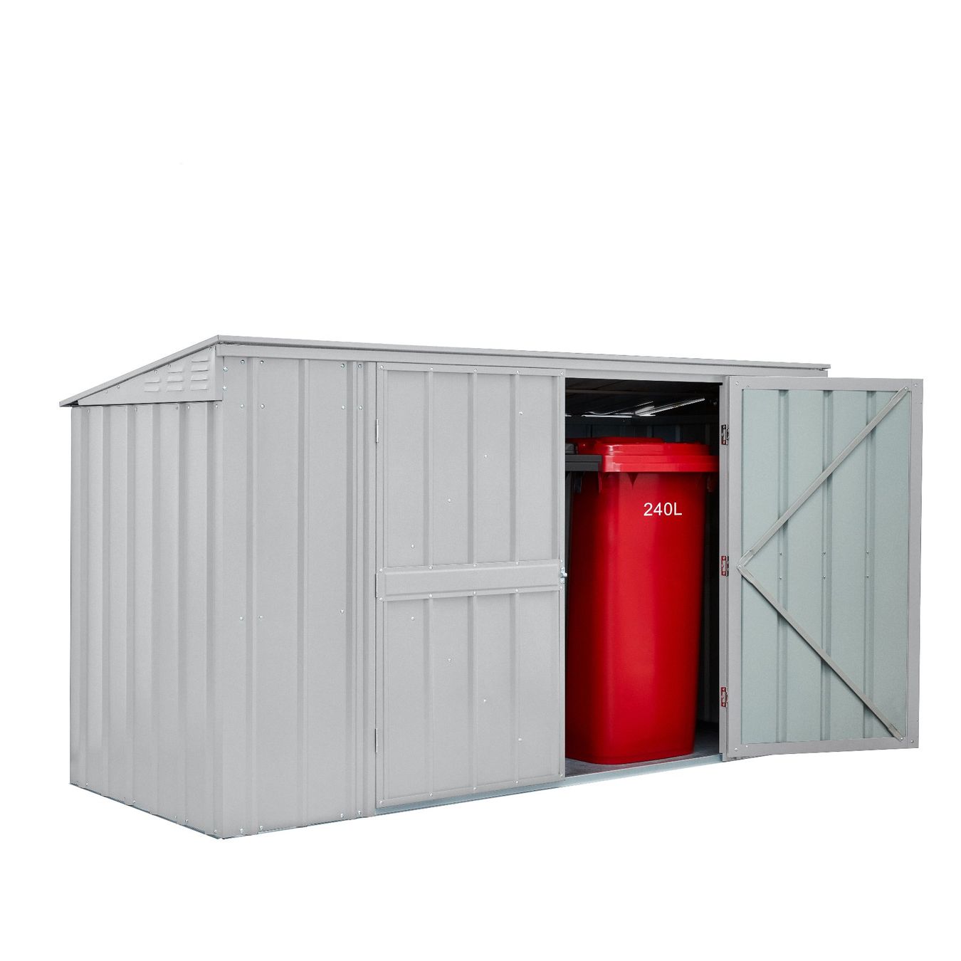 Casette da giardino & serre: Metallschrank gross 8x3 – Nuovo e nell'imballaggio originale da Erlinsbach venduto da Home-World 5