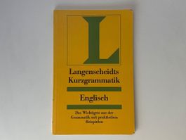 Langenscheidt Kurzgrammatik Englisch gebunden neuwertig