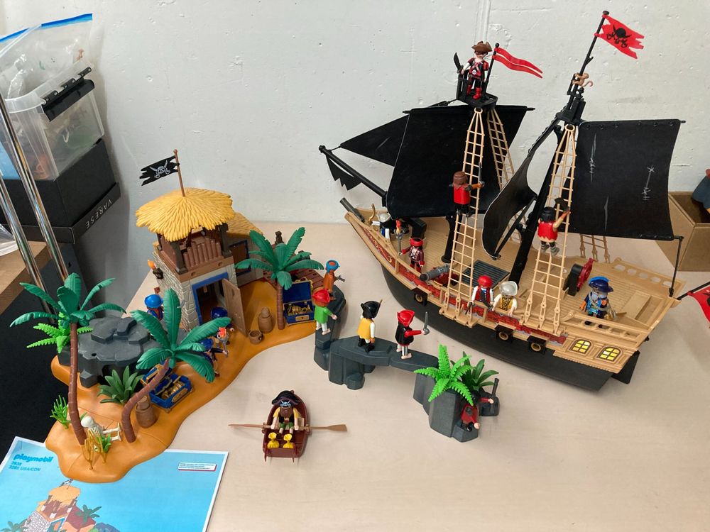 Pirateninsel-Hintergrund, 3x2,4 M, Für Foto-Shootings, Mottopartys – Nautisches Ozean-Motiv