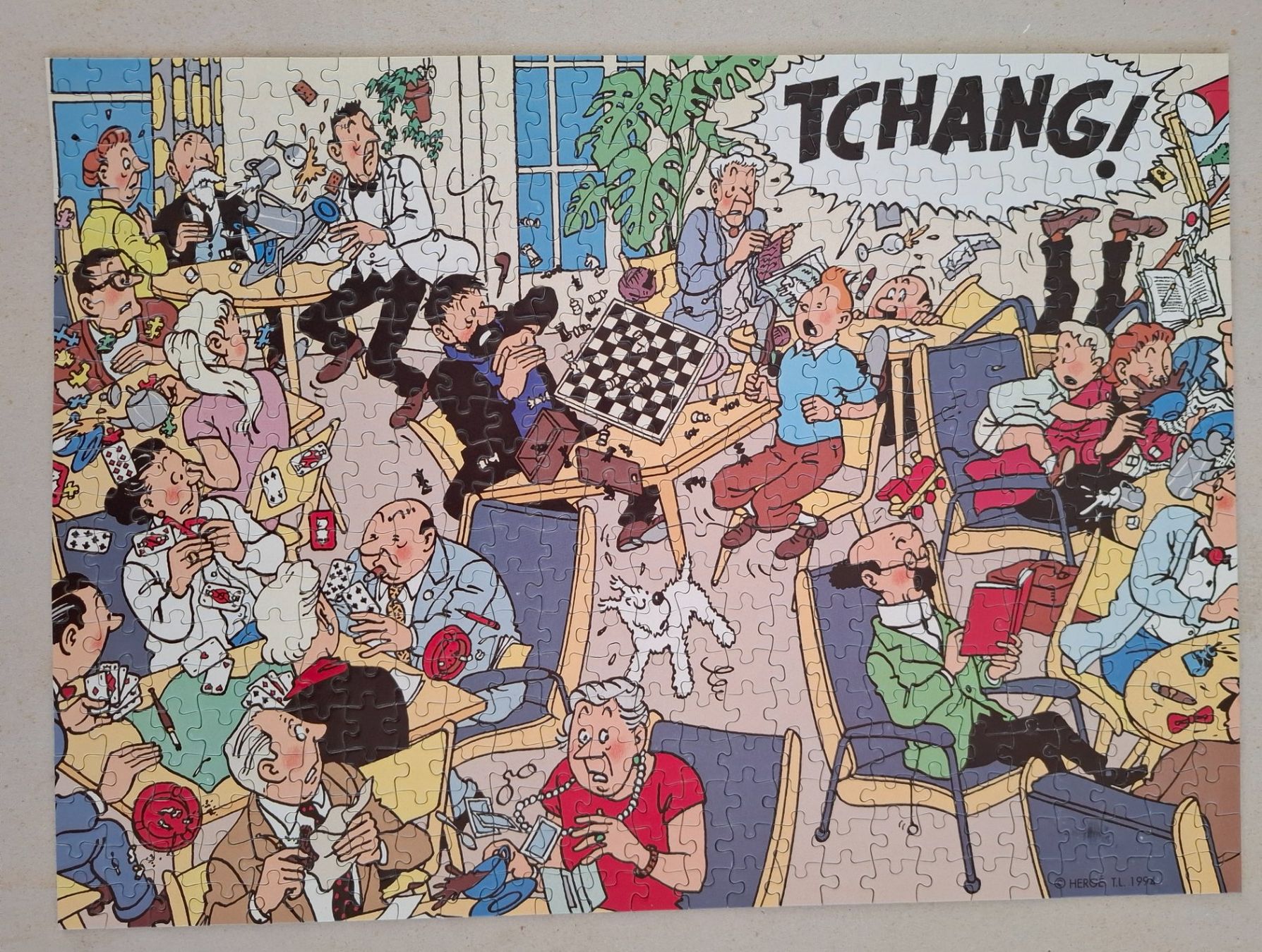 Puzzle: Tintin  "Tchang"  Puzzle – Usato da Hinterkappelen venduto da Schampus 1