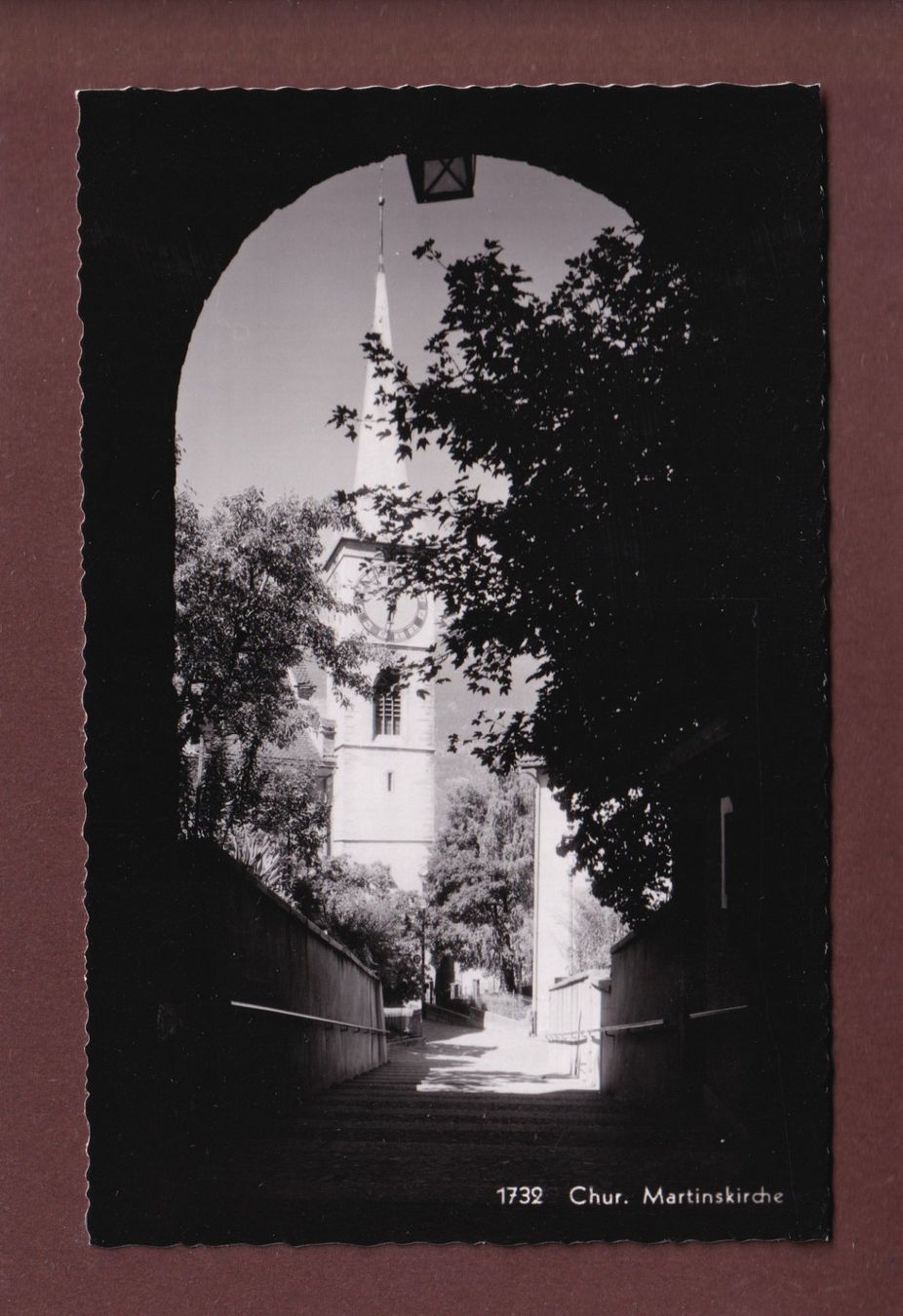 Cartoline postali: CHUR - Martinskirche – Usato da Pully venduto da nicecards-shop
