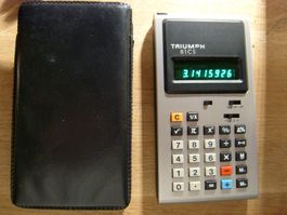 Rare Triumpf Taschenrechner Vintage Model 81CS läuft 1A,1977