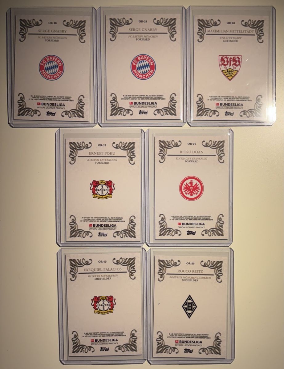 Topps Carte collezionabili: Topps Chrome Bundesliga Ornament Sammlung – Nuovo (secondo la descrizione) da Meilen venduto da rr0 1