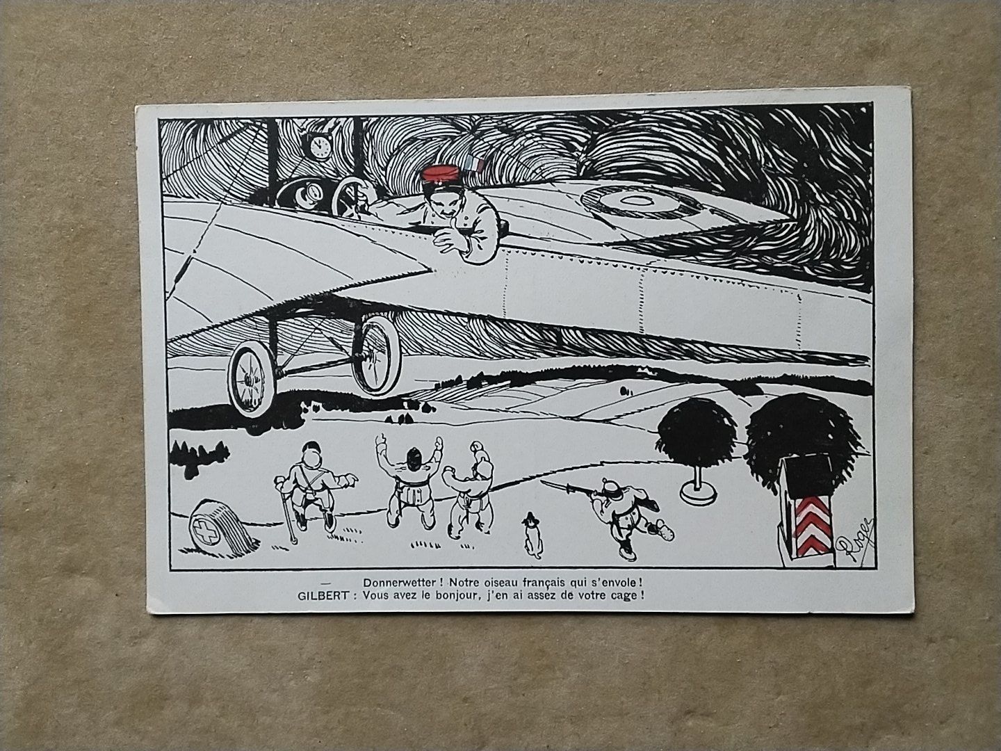 Cartoline postali: Aviatik Antik AK – Usato da Biel/Bienne venduto da taki25
