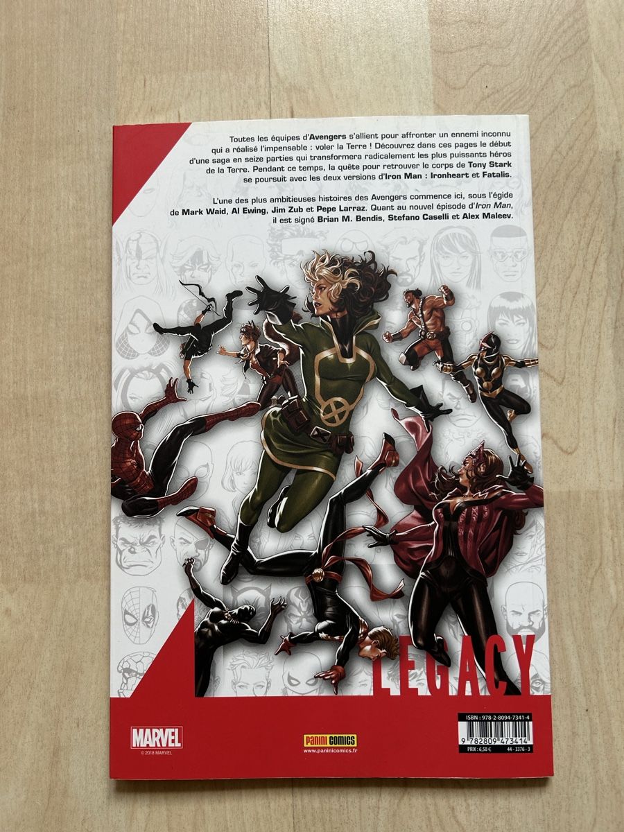 Fumetti: Marvel Avengers Legacy Sticker Collection Comic Book 9/12 – Usato da Uster venduto da xBeccax 1