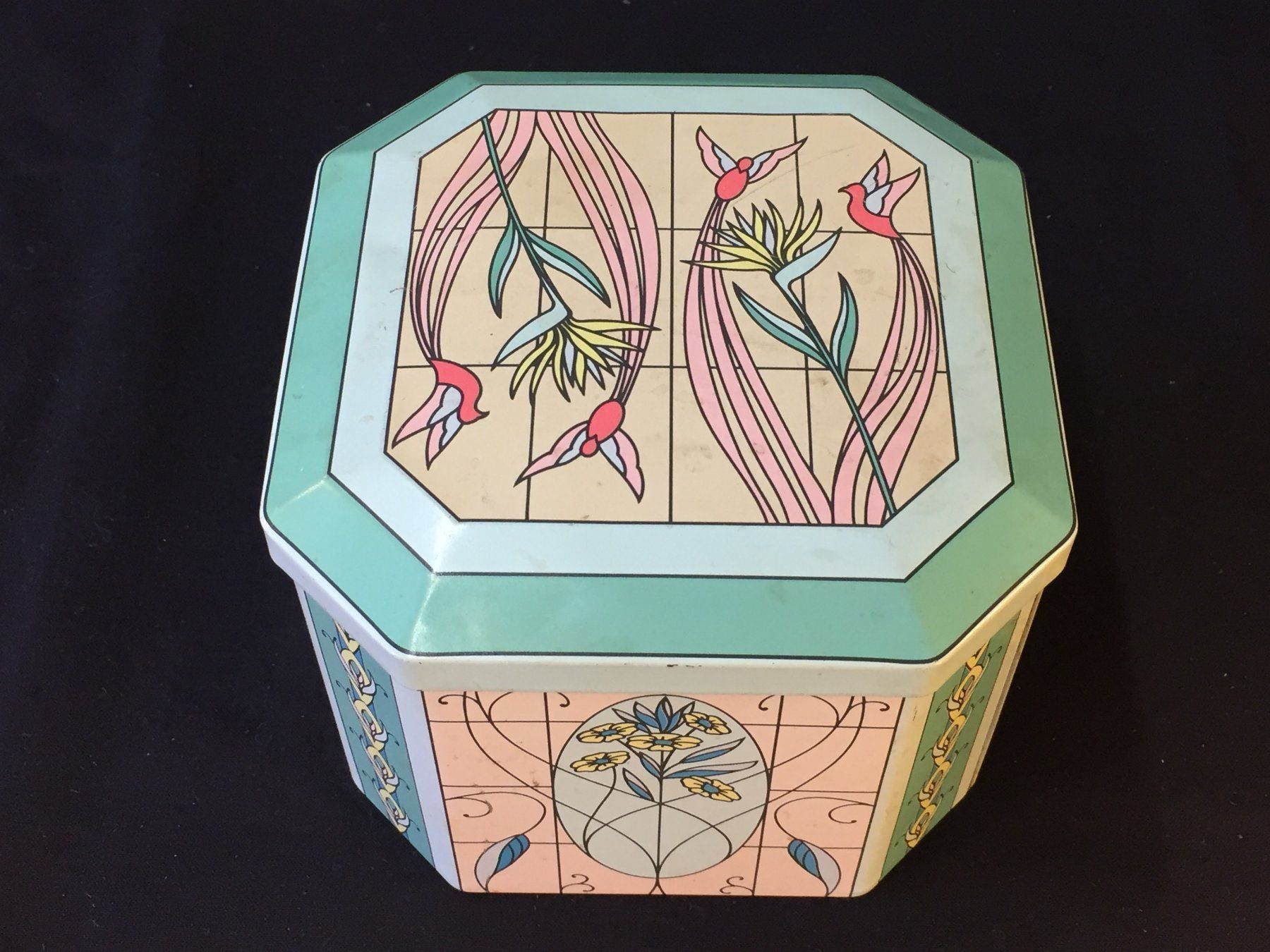 Zuckerdosen: Vintage Blech Deckeldose EDUSCHO – Gebraucht aus Schaffhausen von vintageworld 4