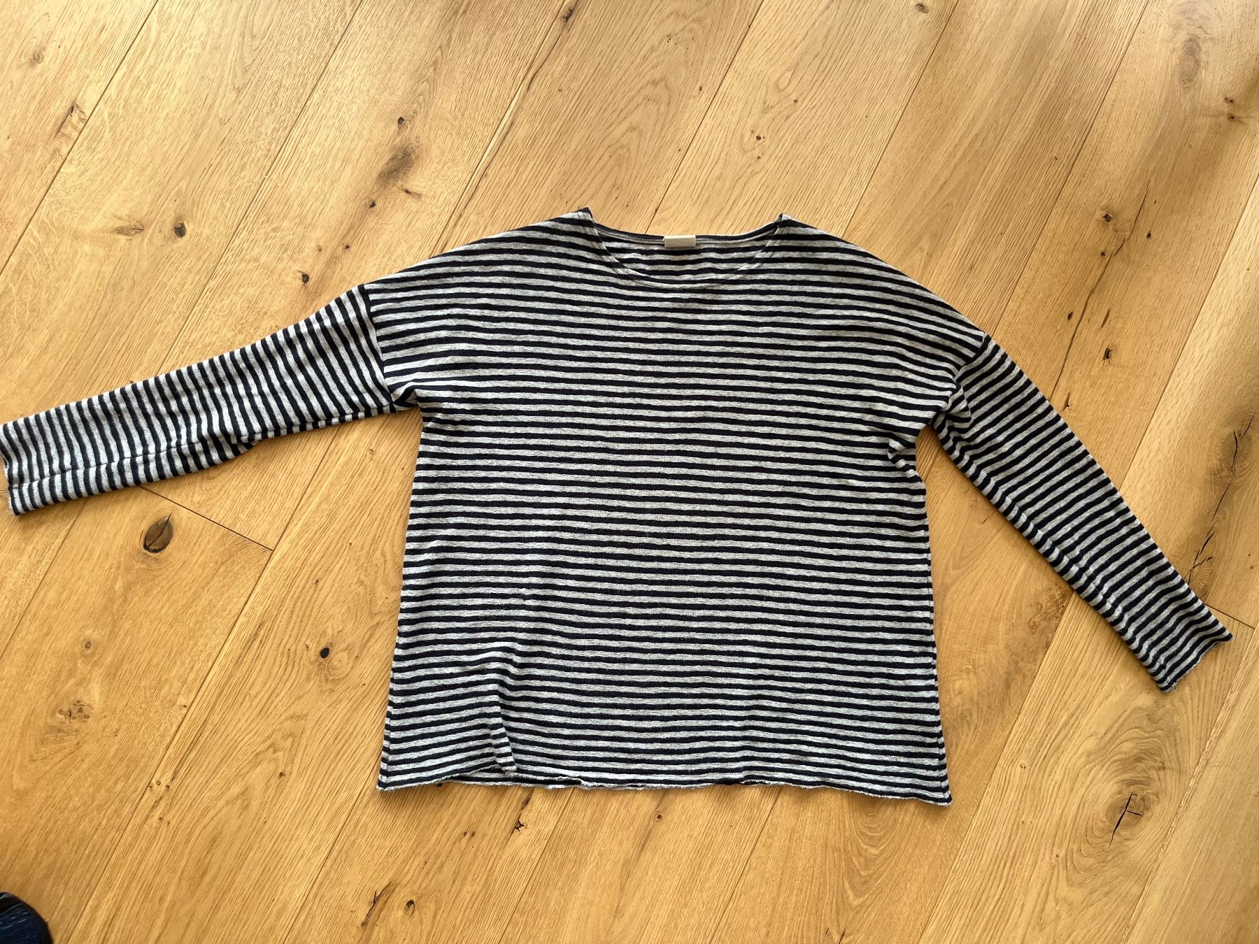 Maglioni & Felpe: Merino Strick-Pullover von "By Basic" grau schwarz XS-M – Usato da Gümligen venduto da blackberrys 1