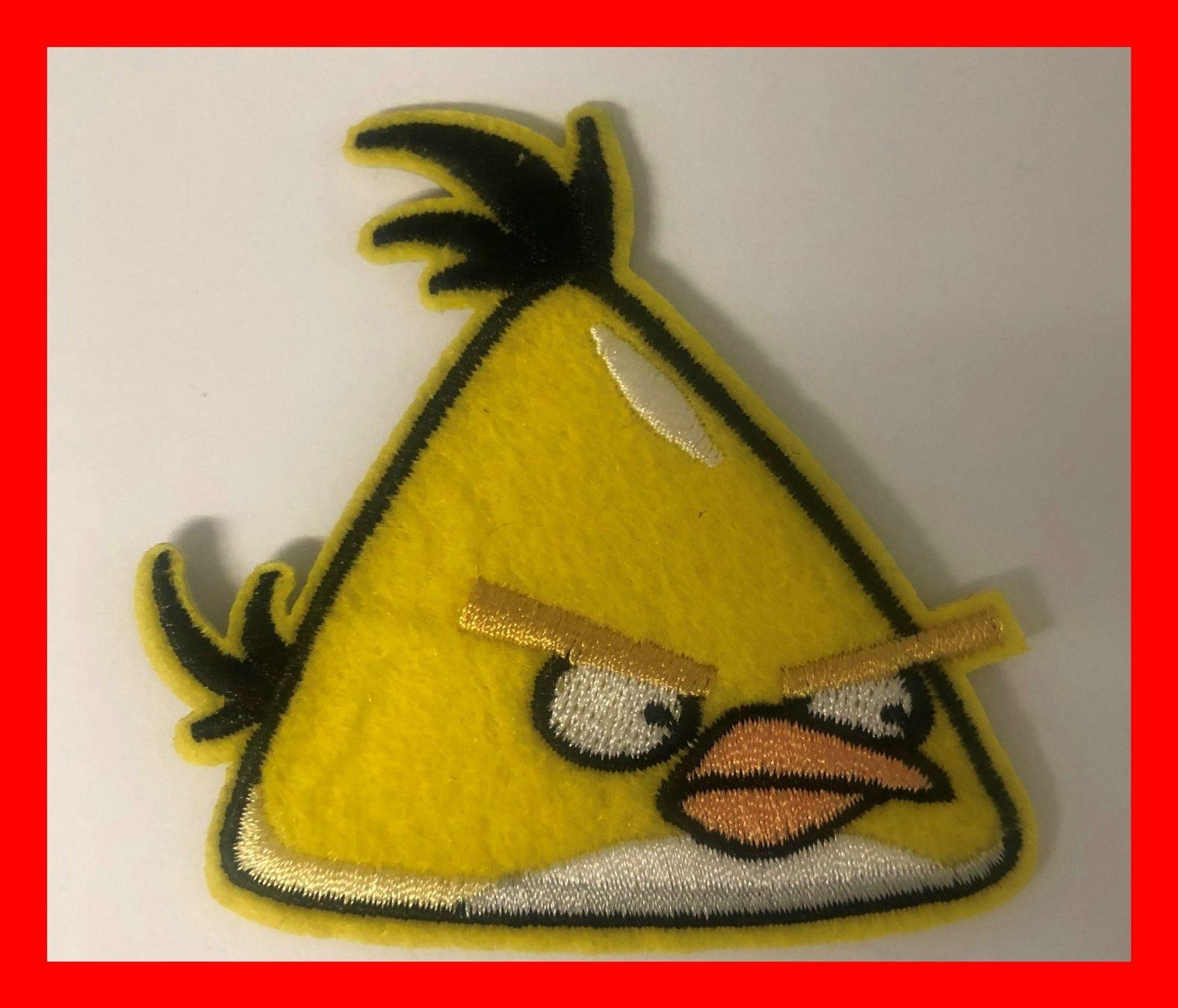 Patches: Angry Birds Aufnäher Patch Gelb Chuck Spiel iphone Android – Neu und originalverpackt aus Dättlikon von easythings