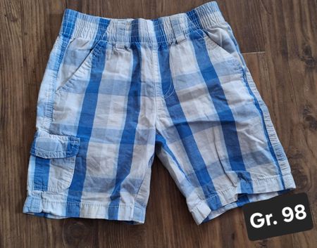 Kinder Shorts kariert Grösse 98 guter Zustand