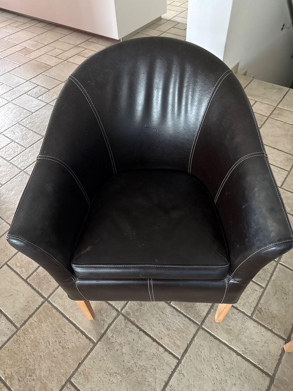 Sessel: Ledersessel – Gebraucht aus Birchwil von Giantomaso 6