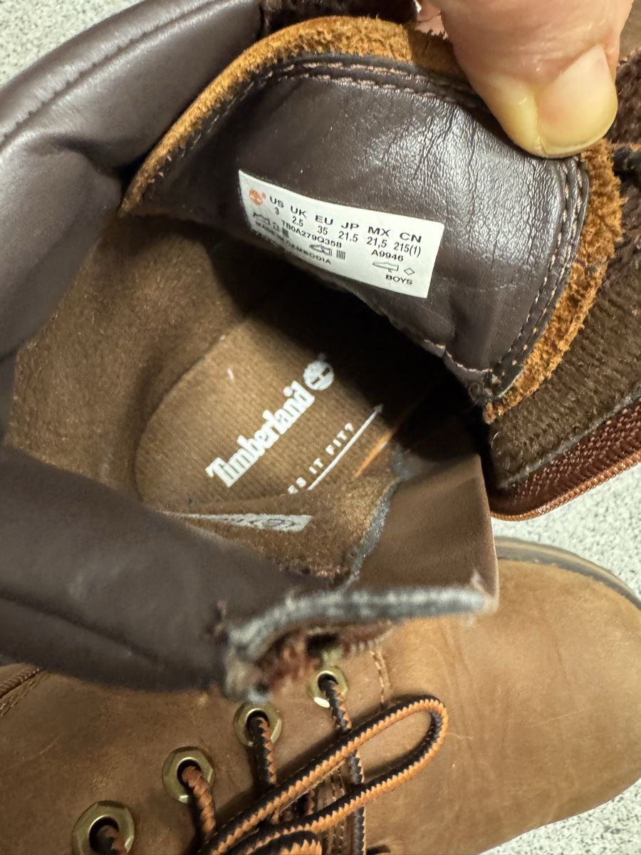 Timberland Scarpe da uomo: Timberland Boots, braun, Gr. 35 – Usato da Zürich venduto da AninANILOKIN 4