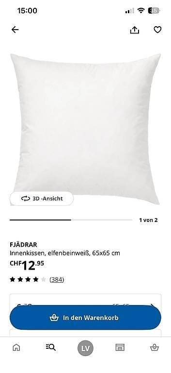 Cuscini: Kissen 65x65cm – Usato da Birsfelden venduto da willow1