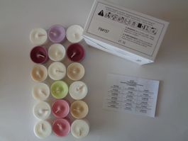 1 Teelichtbox  mit 18 Teelichter