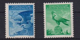 Liechtenstein 1934-36: Adlermotive ** glatt - Kat. 210.--
