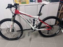 Stevens Fully Mountainbike weiss rot Grösse M guter Zustand