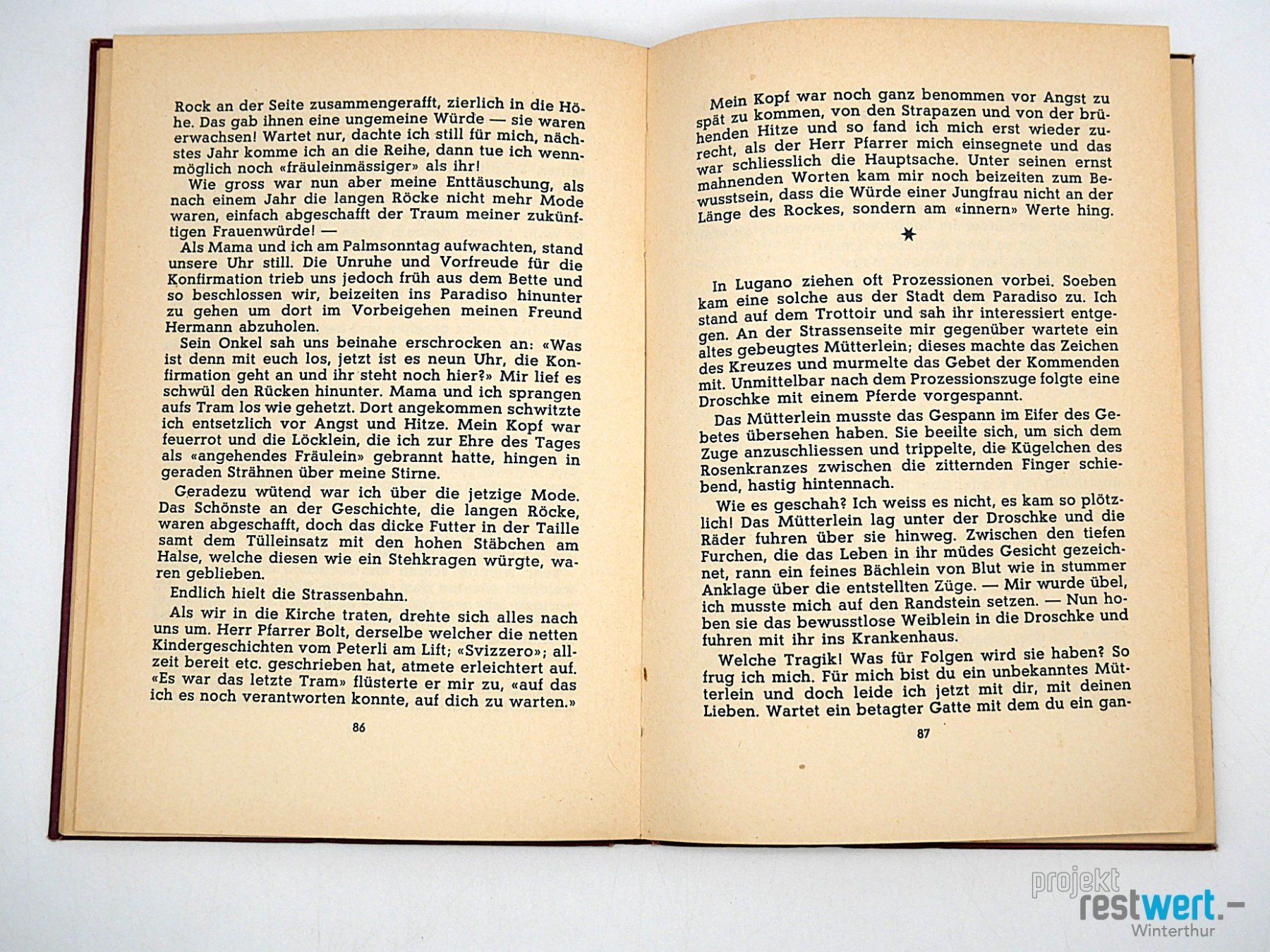 Libri: RÖSY AMMANN-BÜNZLI - Sonne und Schatten – Usato da Winterthur venduto da Restwert_Winterthur 2