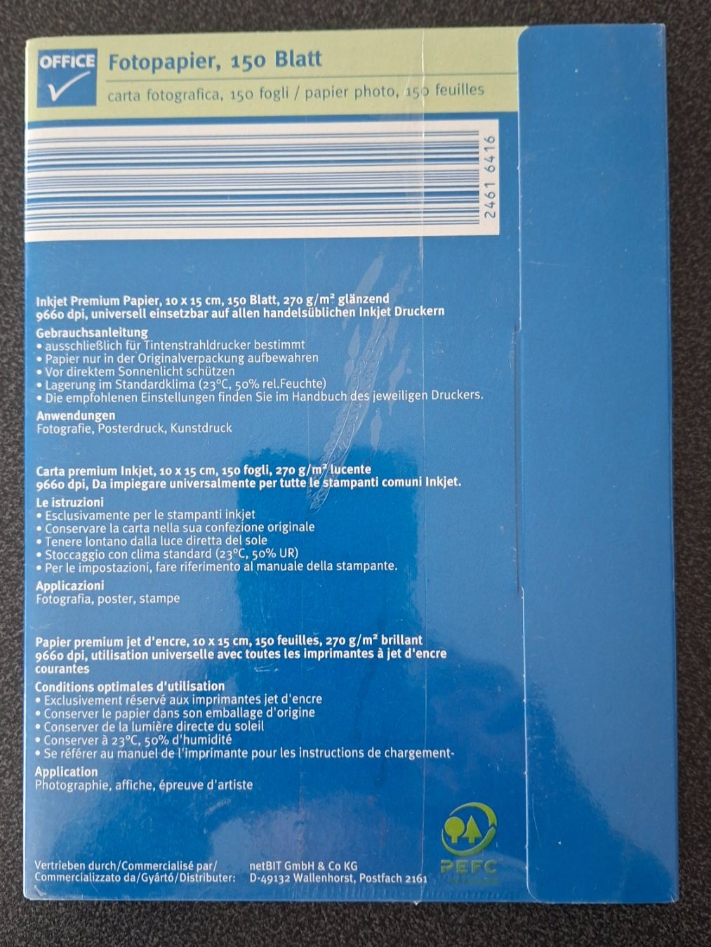Carta: Fotopapier, 150 Blatt, neu & originalverpackt, – Nuovo e nell'imballaggio originale da Gattikon venduto da jeansgli 1