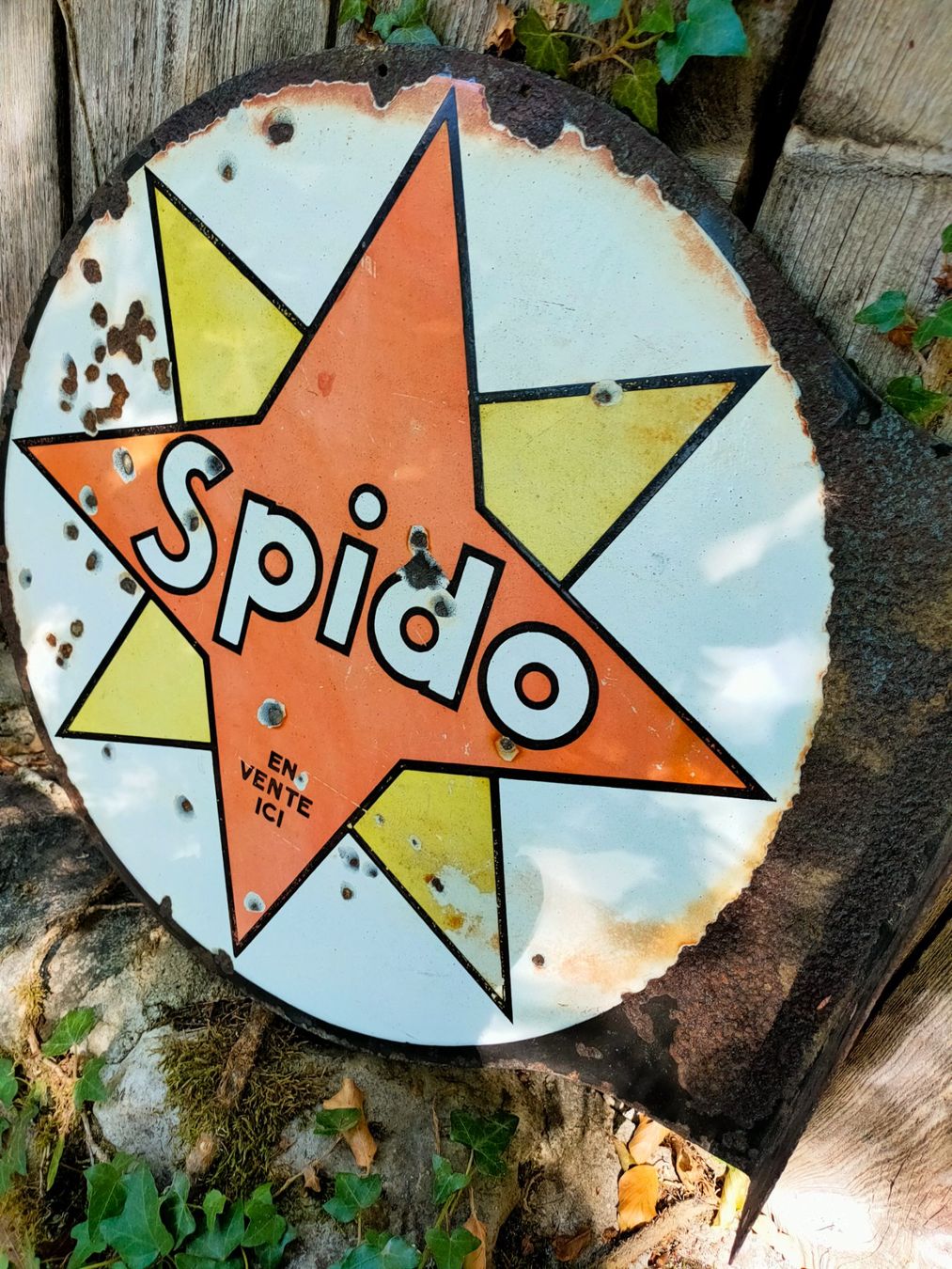 Insegne: Plaque émaillée spido – Usato da Bretonnières venduto da Minigab 5