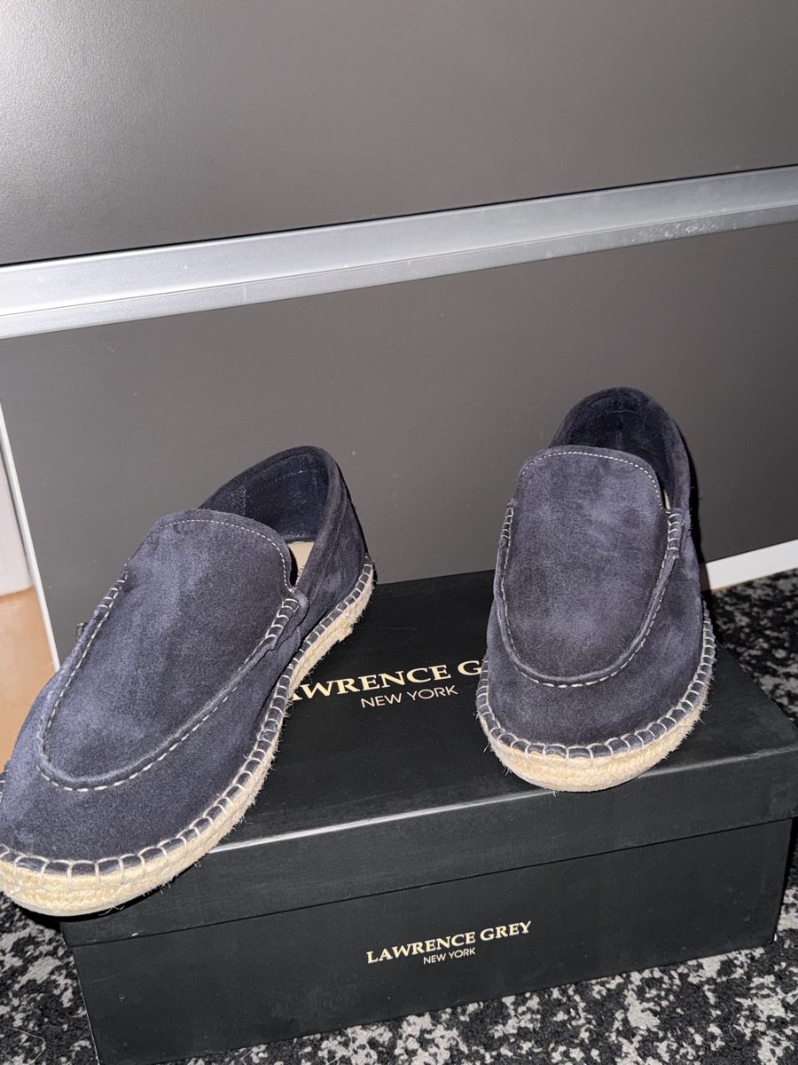 Herrenschuhe: Espadrilles Lawrence Grey Blau Wildleder Gr. 44 – Neu (gemäss Beschreibung) aus Schlieren von kle_dis 2
