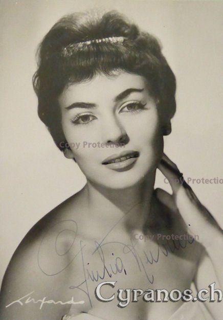 Autografi: Giulia Rubini (1935) Schauspielerin - Autogramm – Usato da Dietikon venduto da cyranos.ch