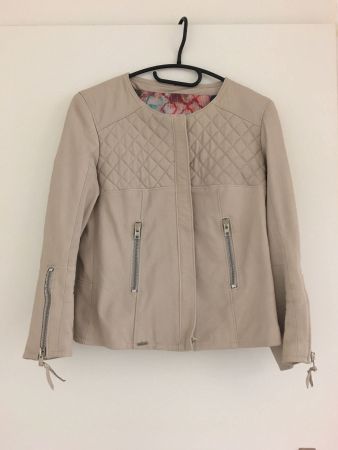 Leder Jacke Gr M