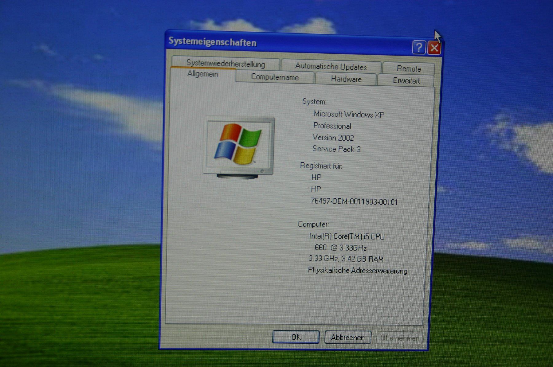 Hewlett Packard PC: HP Compaq Elite 8100 mit XP SP3, I5 & Cardreader – Usato da Stettlen venduto da Bigjm 2