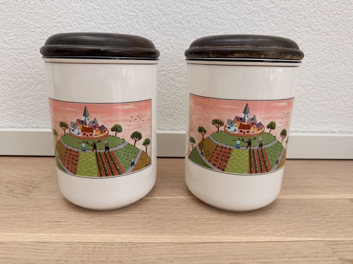 Villeroy & Boch Zuccheriere: Villeroy & Boch 2x Dose Design Naif – Usato da Rorschach venduto da nan_8rts
