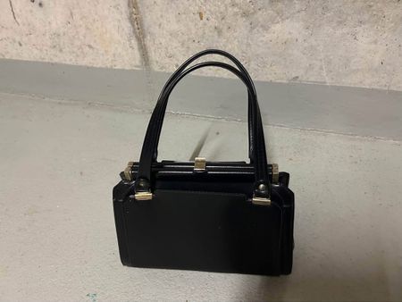 Schicke Vintage Handtasche, Schwarz, Top Zustand, Herbst!