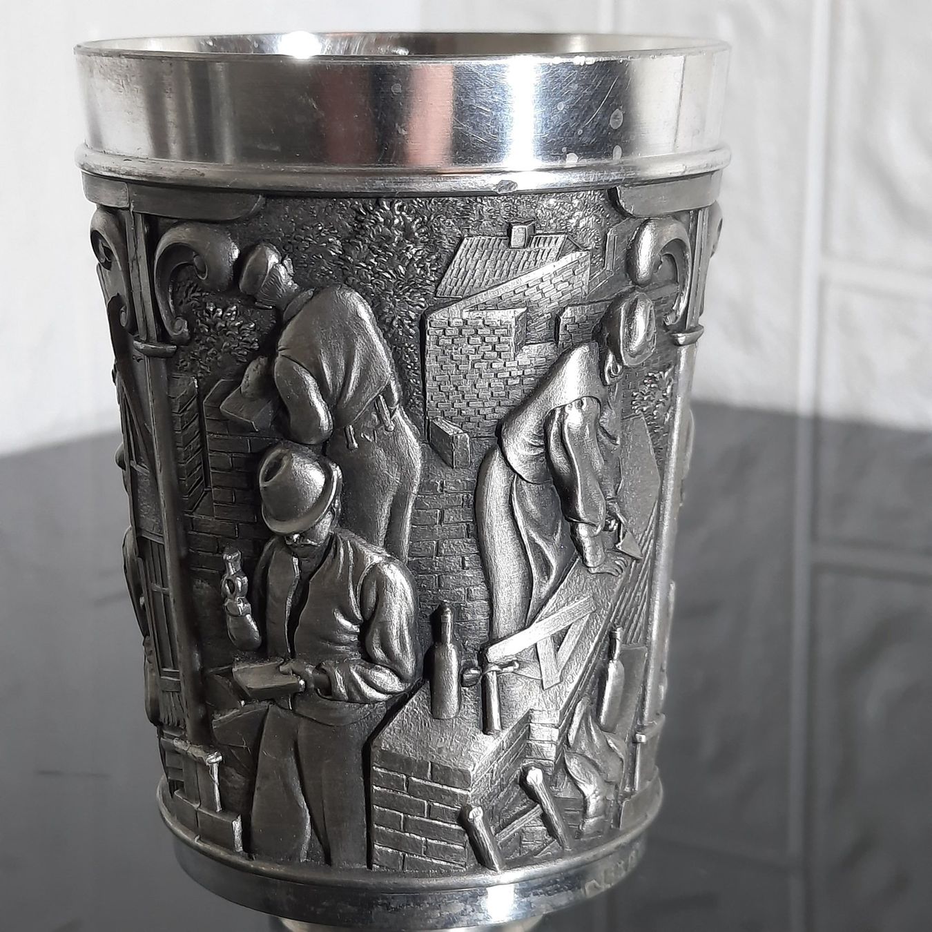 Bicchieri: Zwei identische und sehr robuste Becher – Usato da Unterägeri venduto da Altgoldschmuck 1