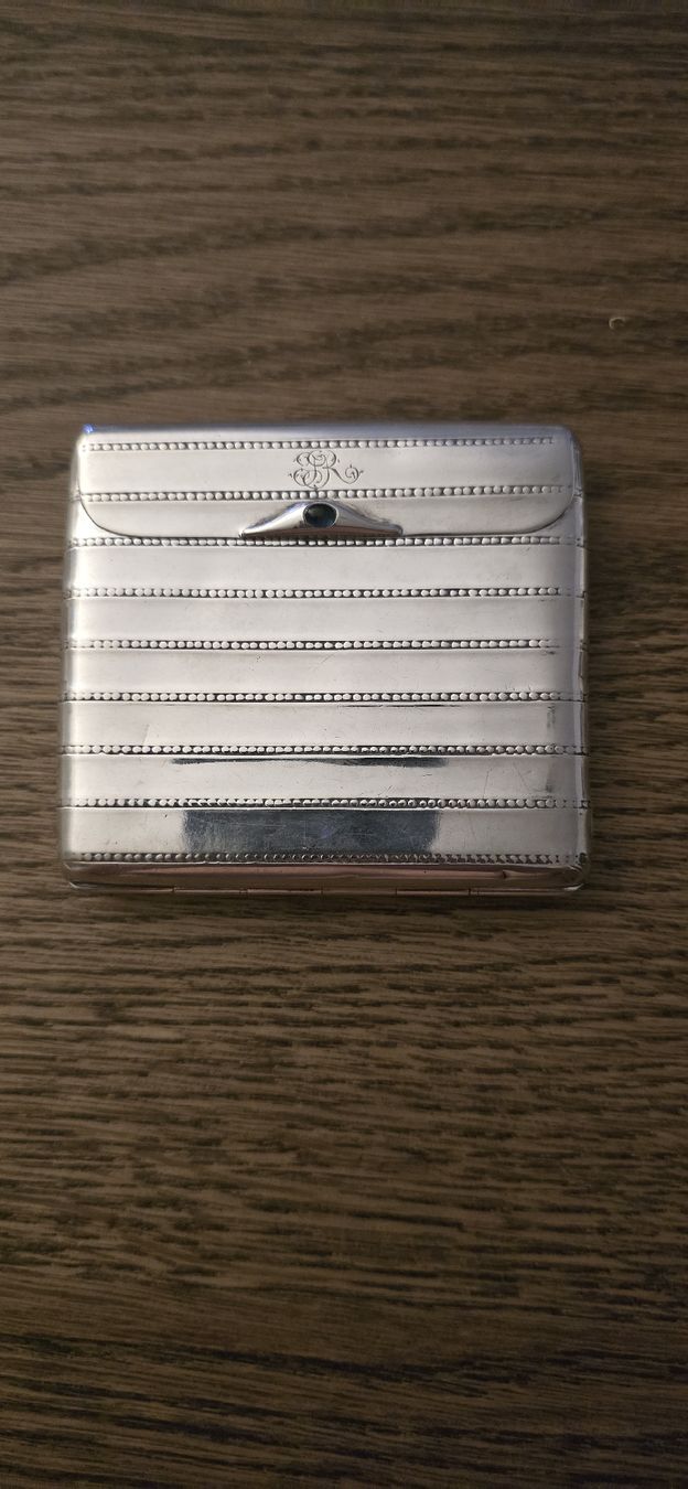 Sonstige Tabakwaren: étui à  cigarettes argent 925 – Gebraucht aus Martigny von pivert03