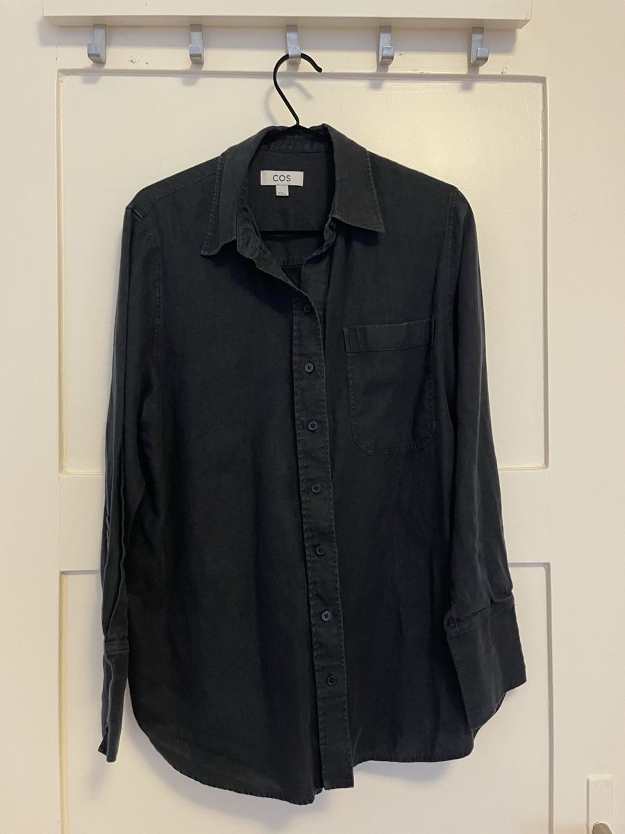 Cos Camicette: COS 100% Leinen Hemd schwarz EU36 – Nuovo (secondo la descrizione) da Zürich venduto da flo_8x2x 1