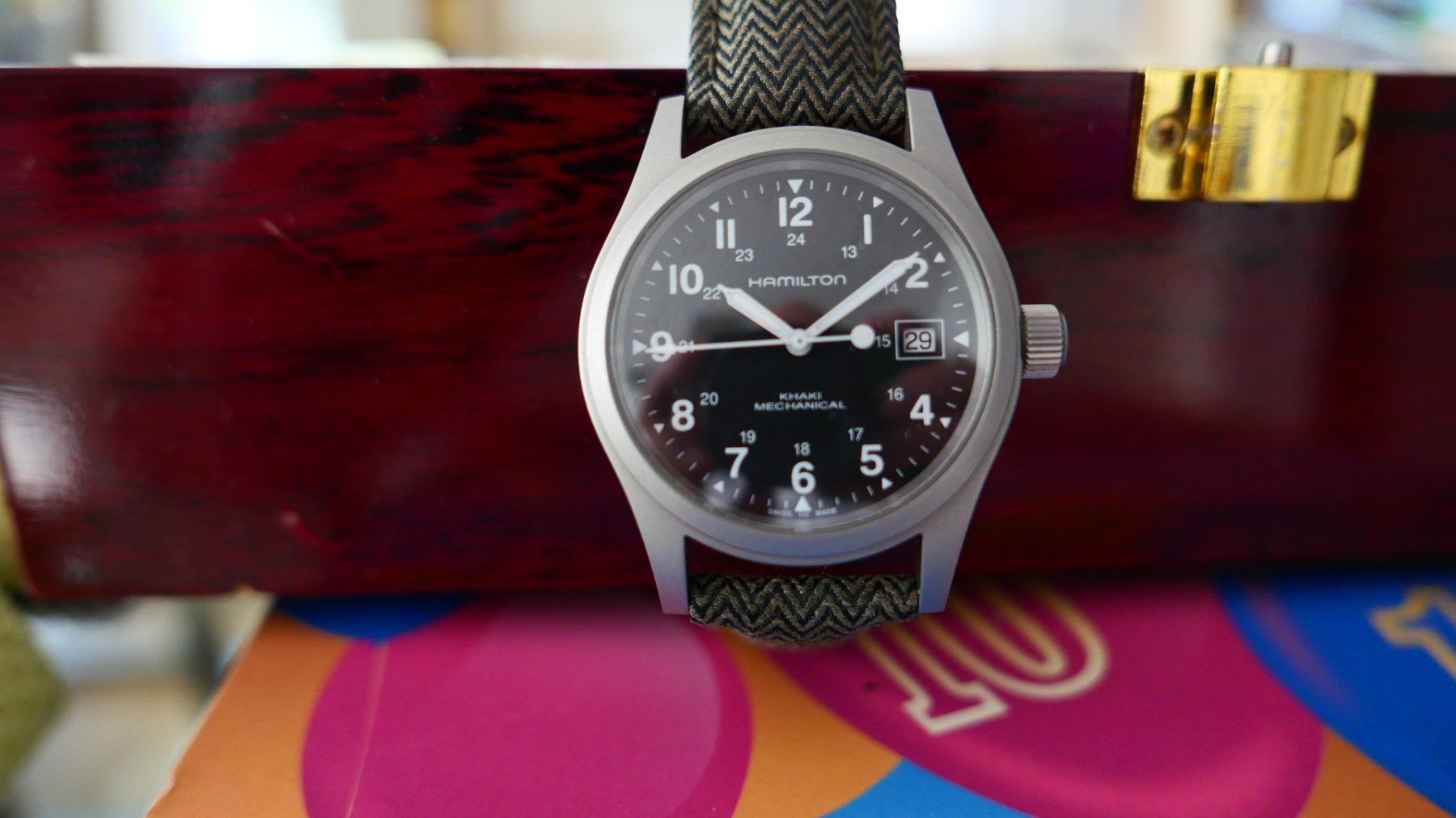 Hamilton Orologi: Neuwertige HAMILTON KHAKI MECHANICAL – Usato da Glattpark(Opfikon) venduto da Harrincourt 1