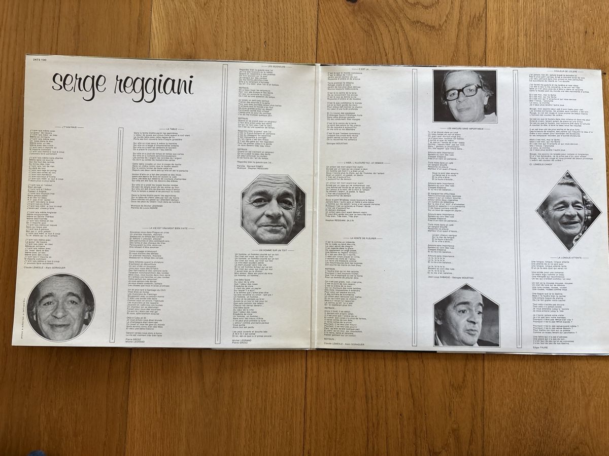 Dischi in vinile: Vinyle Serge Reggiani, Polydor – Usato da Corminboeuf venduto da Cmabillard 2