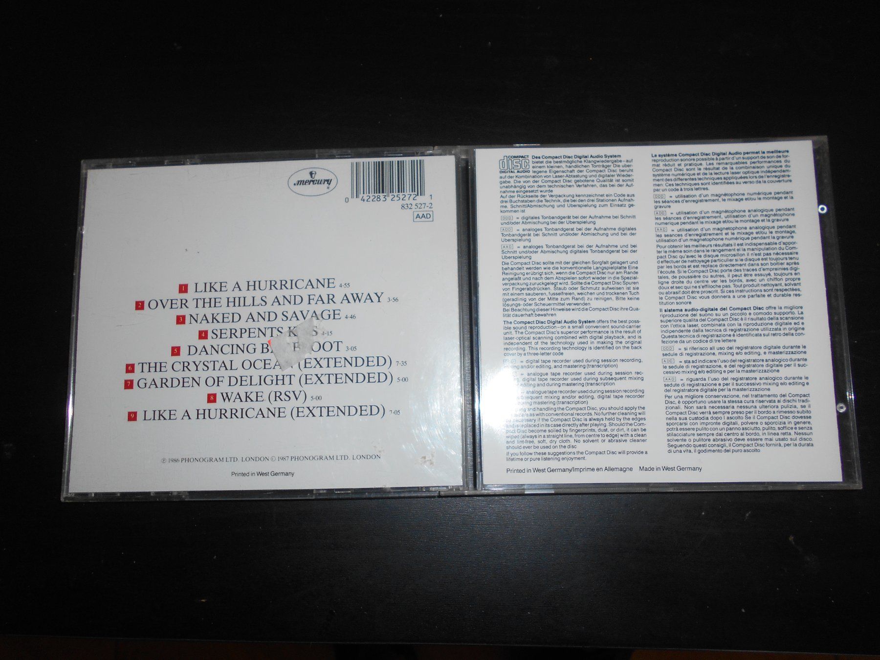 CD: The Mission – The First Chapter / 1986 – Usato da Aarberg venduto da witchhunter01 1