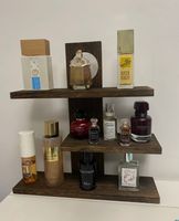 Dekorative Holzregal für Parfums -neu!