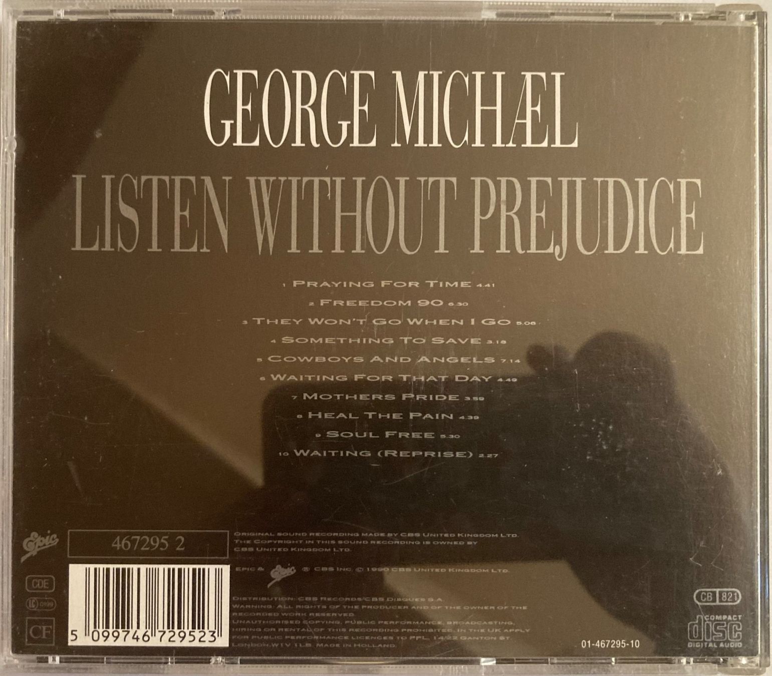 CD: GEORGE MICHAEL - LISTEN WITHOUT PREJUDICE VOL. 1 – Usato da Poliez-Pittet venduto da Newtown-Records 1