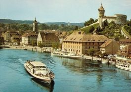 SCHAFFHAUSEN Schifflände und Munot - Schiff Schaffhausen
