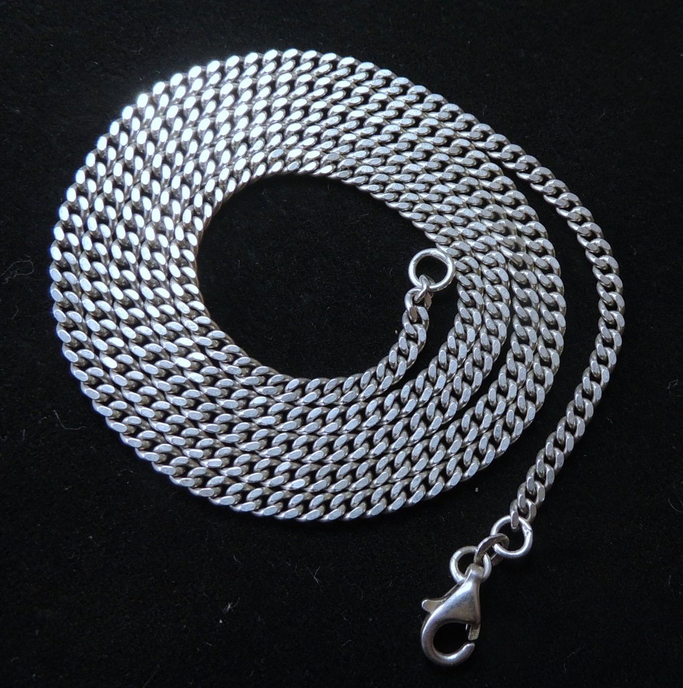 Catenine: Silber 925 Panzer Halskette 60 cm / 2,5 mm – Usato da Waldenburg venduto da schaller707