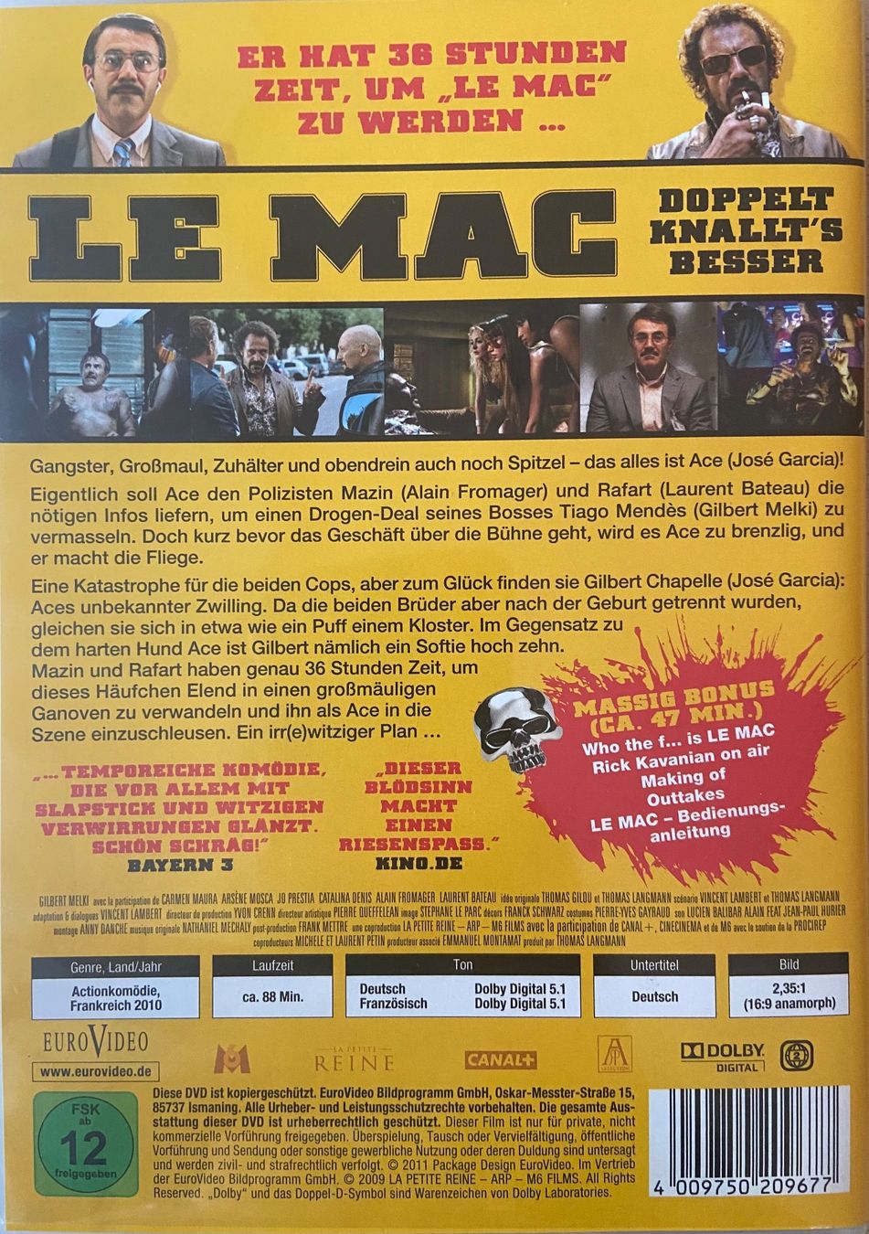 Tous les DVDs: Le Mac – D'occasion à Widnau par ama_7xzk 1