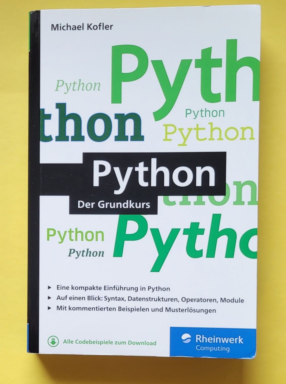 Livres: Python - Der Grundkurs – D'occasion à Zürich par Avd