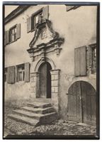 Fotografie Ornbau, Portal mit Treppenauf