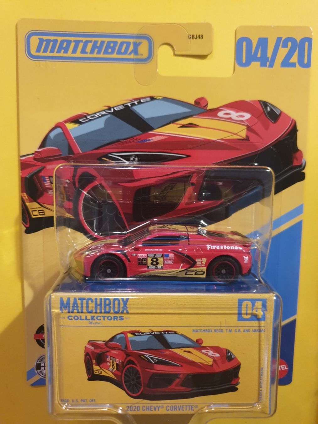 Matchbox Modellini d'auto: Matchbox 2020 CHEVY CORVETTE – Nuovo e nell'imballaggio originale da Oftringen venduto da Rotor 1