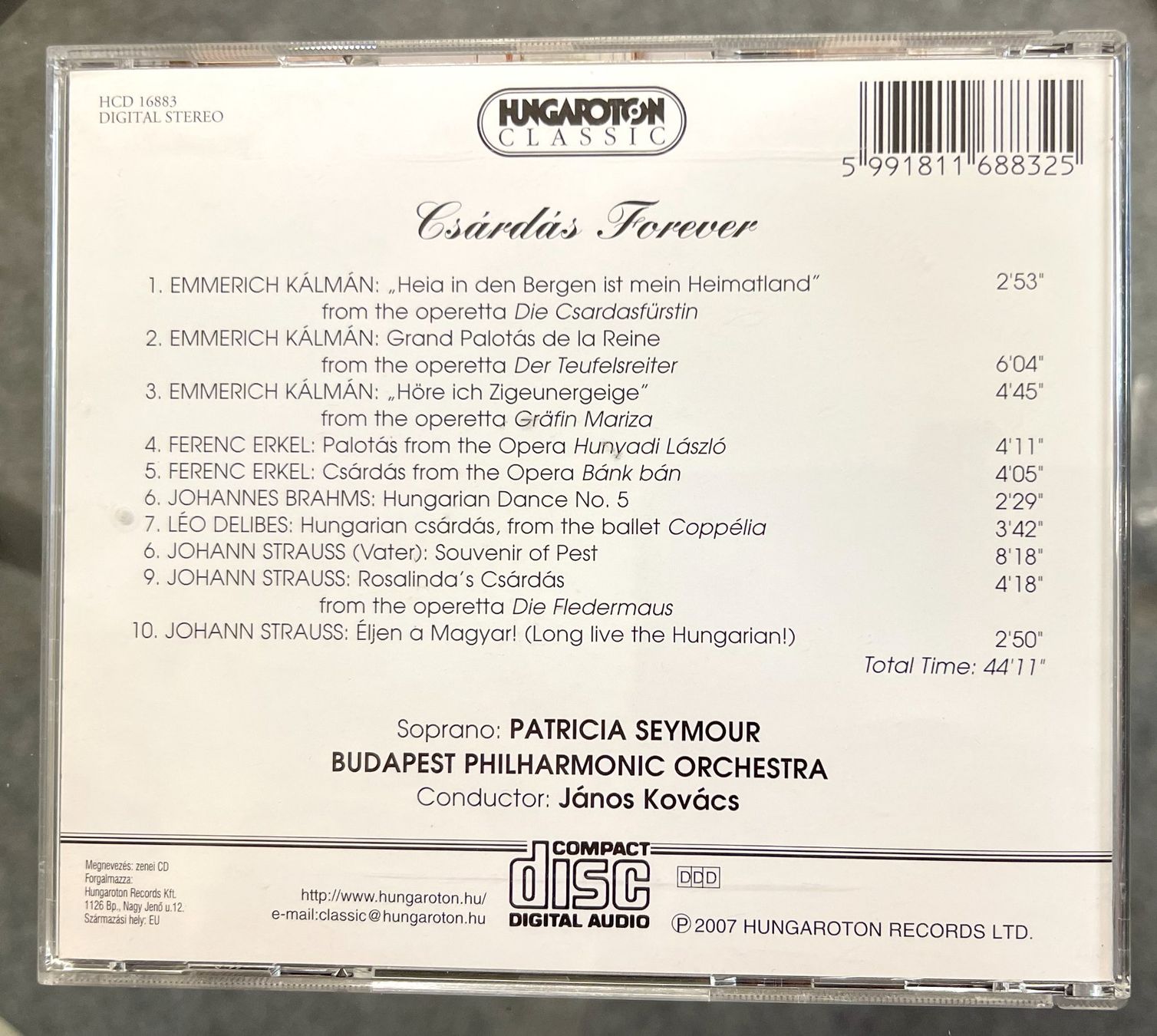CD: Csardas Forever CD – Usato da Oftringen venduto da Vucki 1