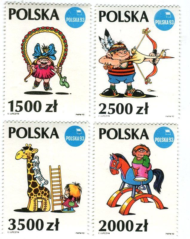Tous les timbres: Briefmarken "Kinder". Polen – Neuf avec emballage d'origine à Basel par Butsch5