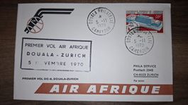Air Afrique Douala - Zürich 05.11.1970