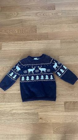 Weihnachtspulli Gr. 80