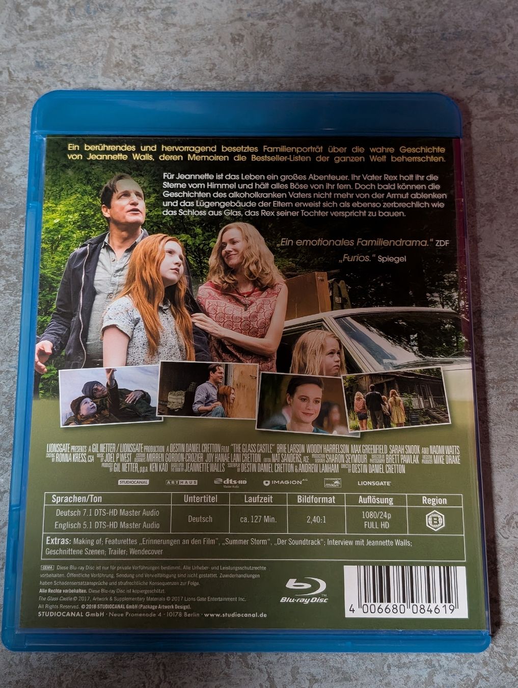 Tutti i DVDs: The Glass Castle Blu-ray dvd – Usato da Hünenberg See venduto da SpecialEditionGaming 1