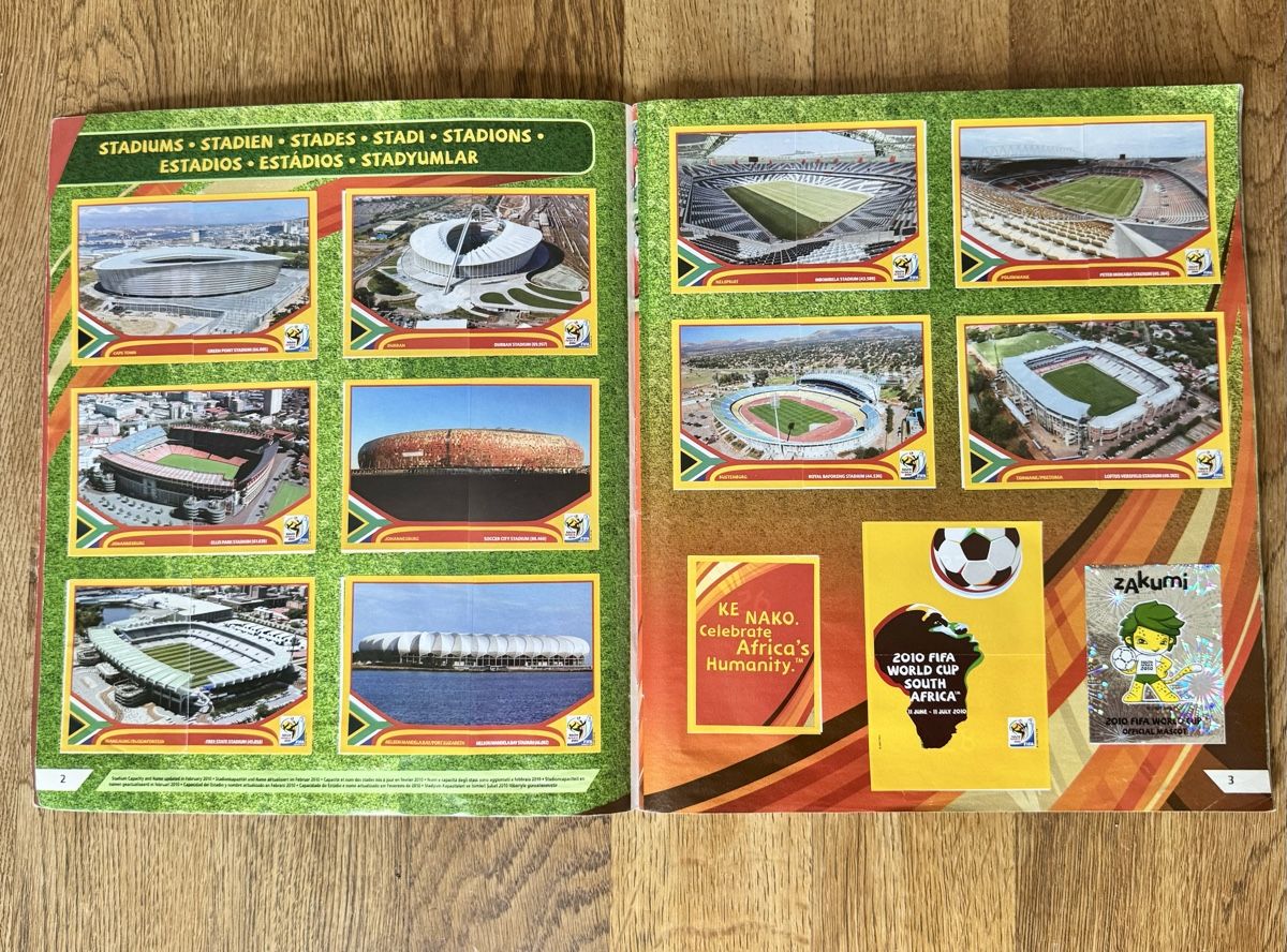 Panini Album: Panini 2010 Fifa WM Heft – Usato da Emmenbrücke venduto da Lukee1901 3
