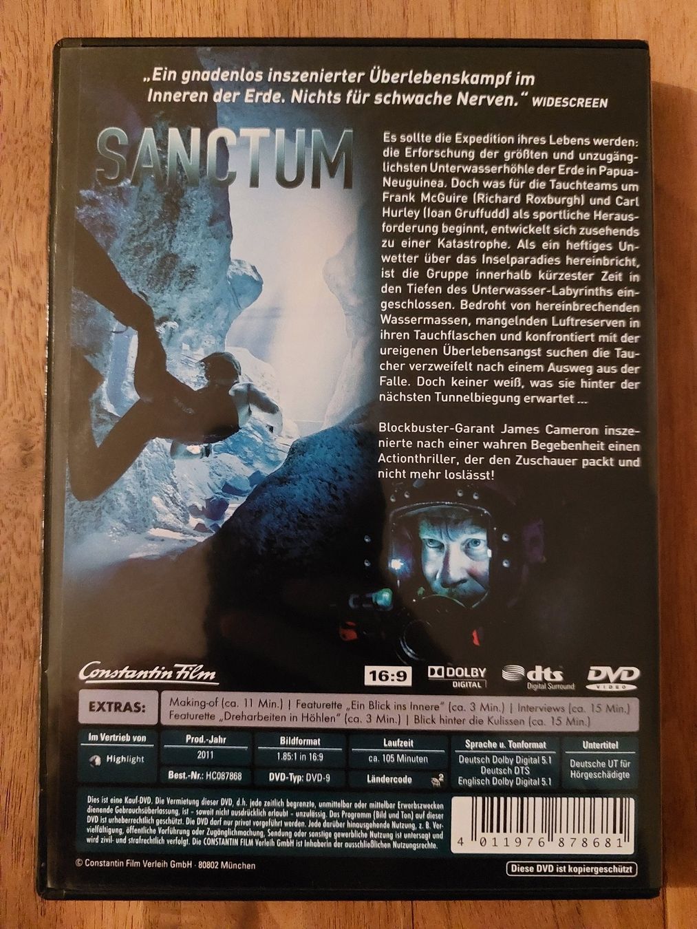 Tous les DVDs: DVD - Sanctum – D'occasion à Rheinfelden par FilmAuktion 1