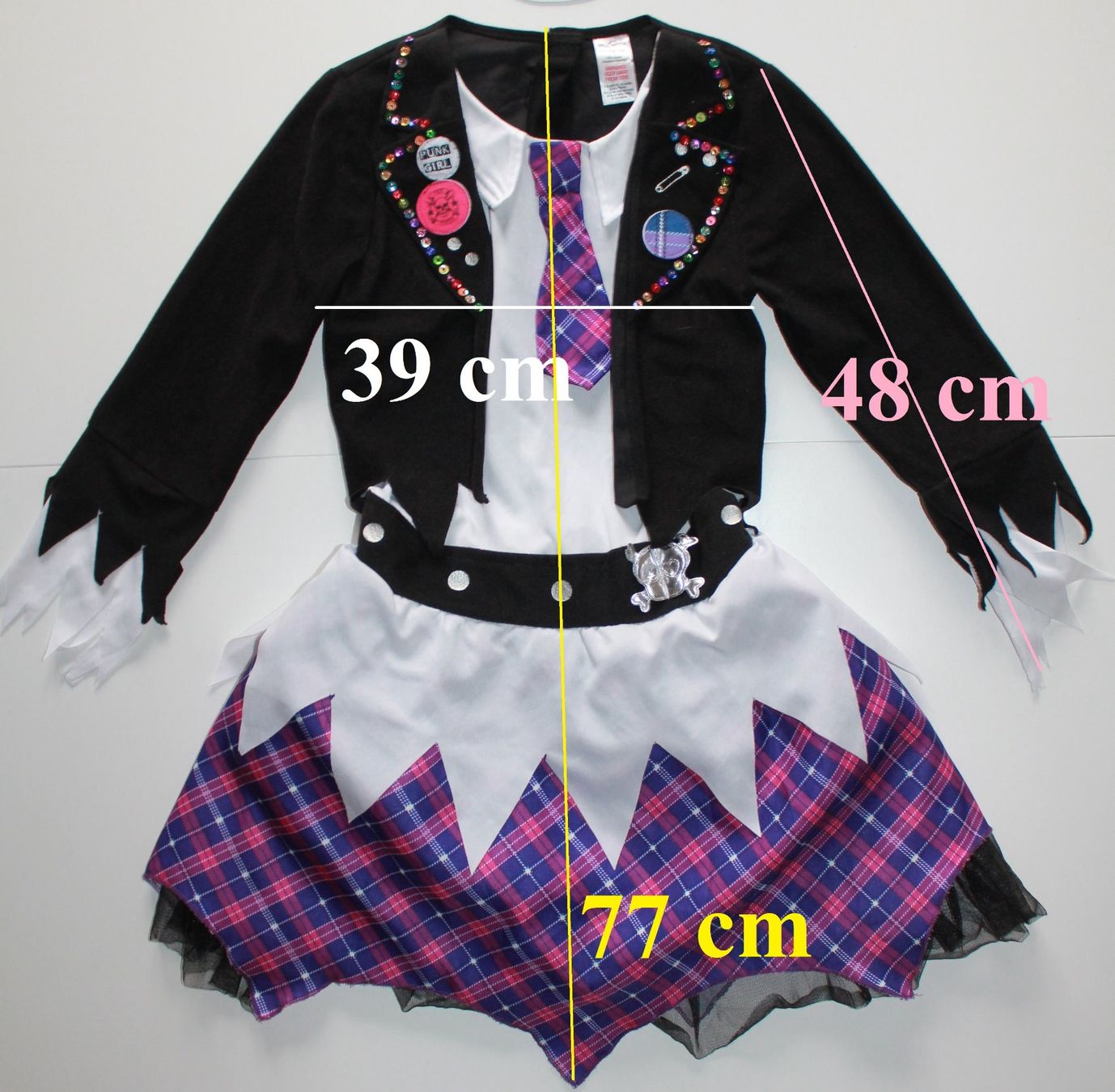 Costumi: Costume squelette / Skelett t. 11 - 12 ans – Usato da Peseux venduto da CoolShoping 3